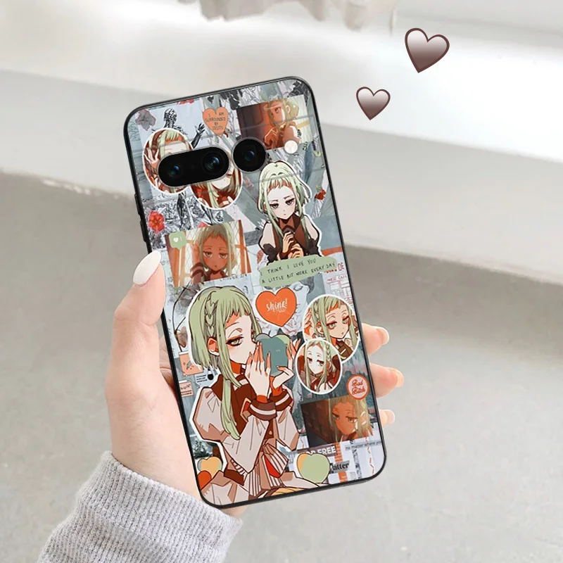 Черный матовый чехол для Moto Edge 30 40 20Pro G200 One Fusion Anime Jibaku Shounen Hanako-kun Pixel 8a 7a 6a 7 8 6