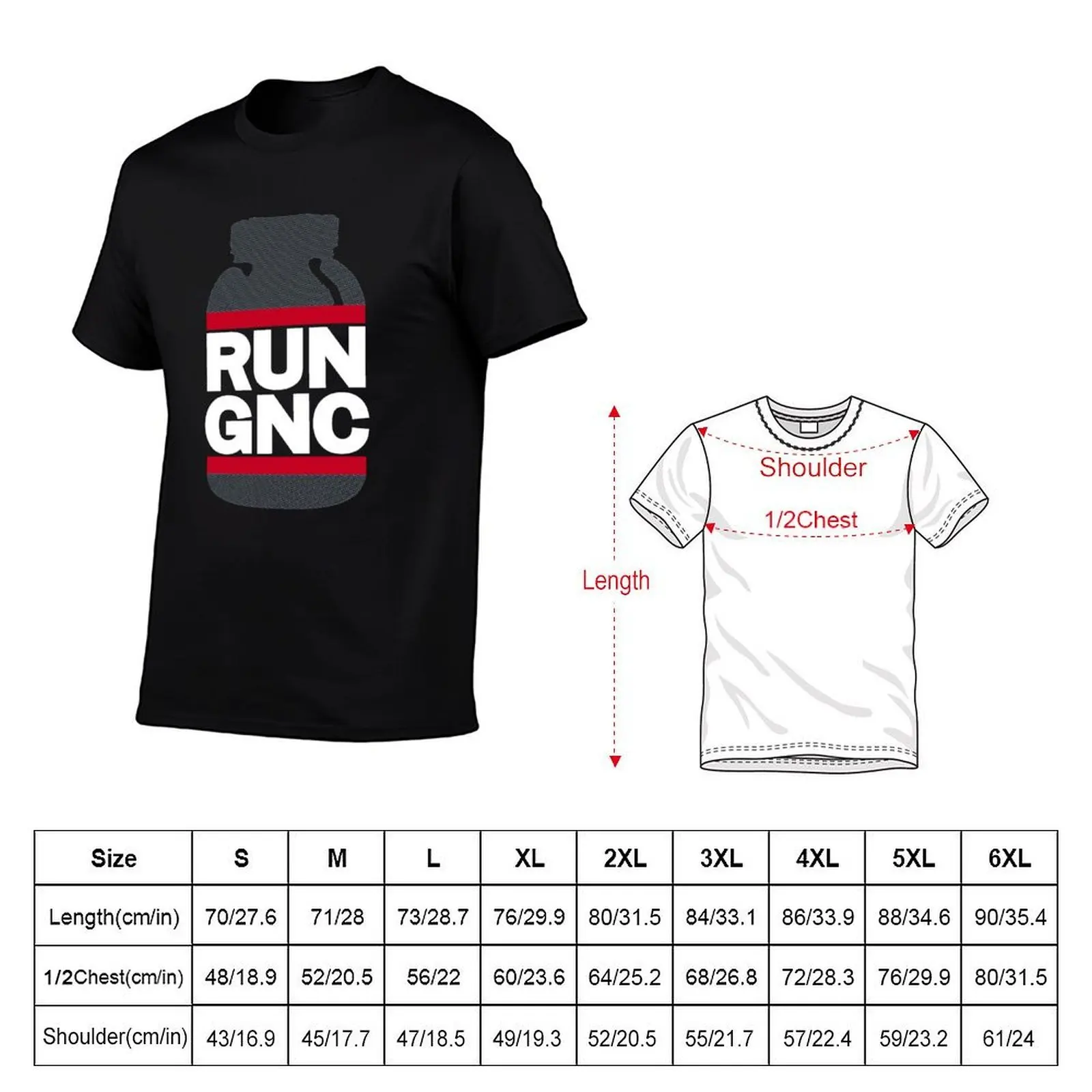 Футболка RUN GNC черного цвета, повседневная одежда, топ с коротким рукавом. (art.: 3920dcd8d35a2) - 3920dcd8d35a2