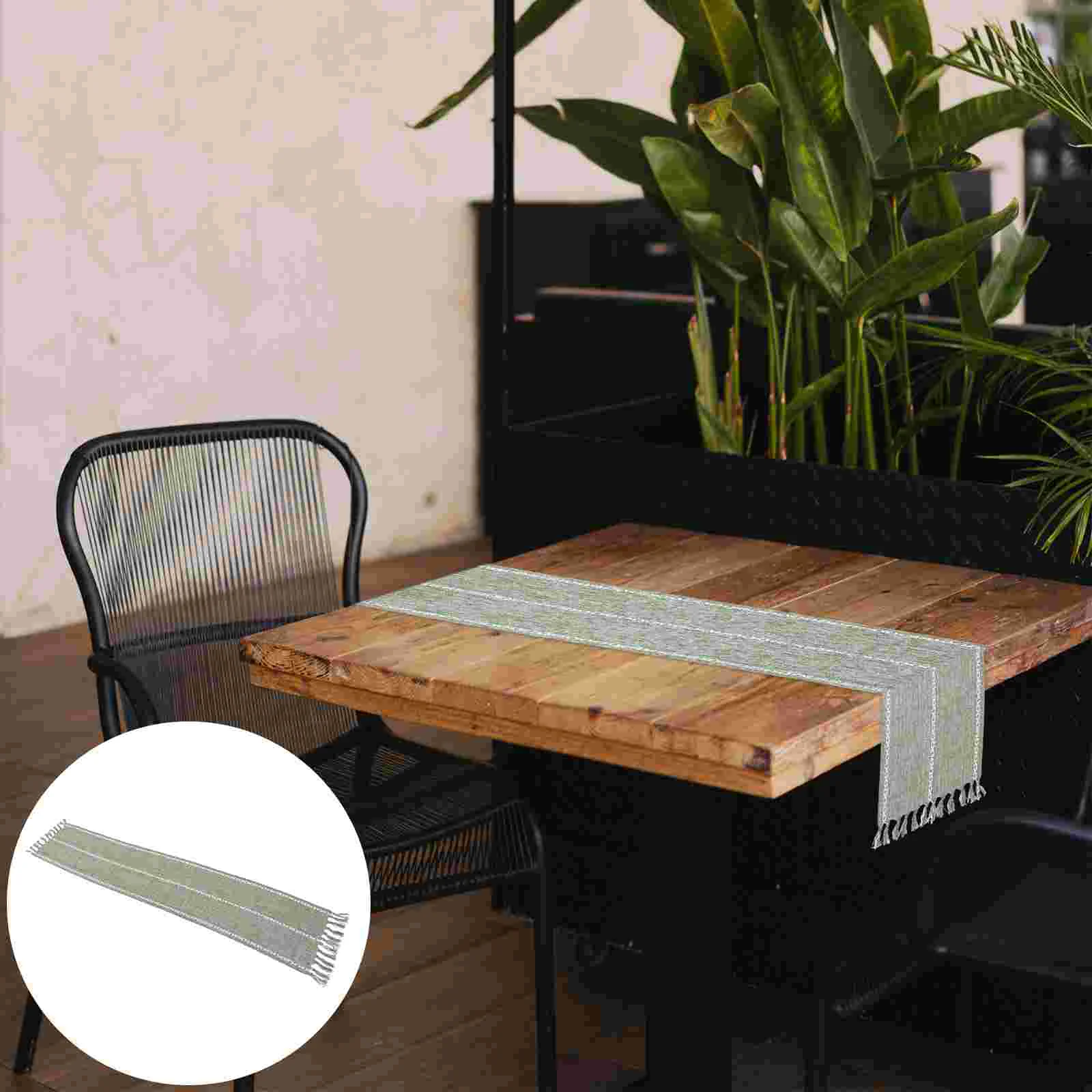 

1 шт., скатерть для обеденного стола с кисточками