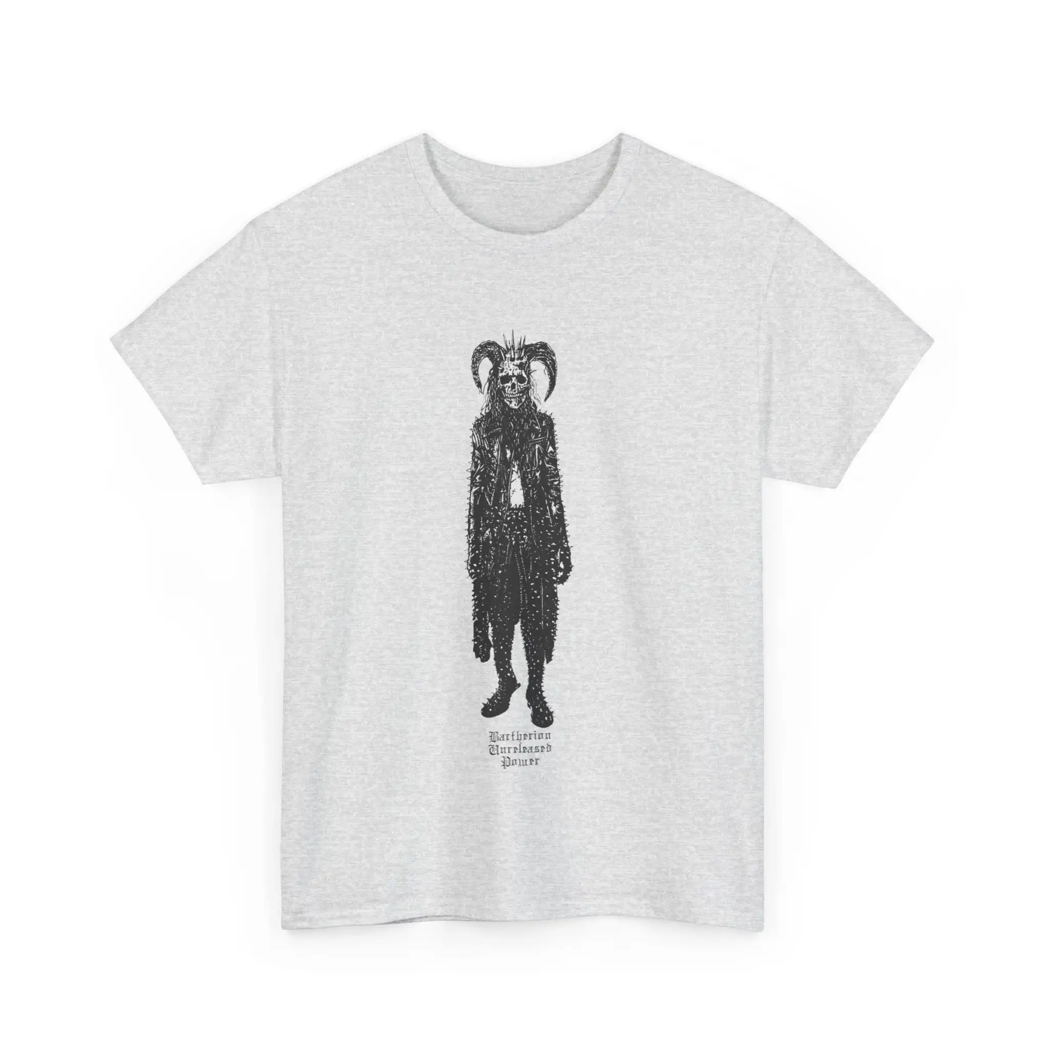 Футболка Bactherion невыпущенная Тяжелая хлопковая Хэллоуин ужас черная