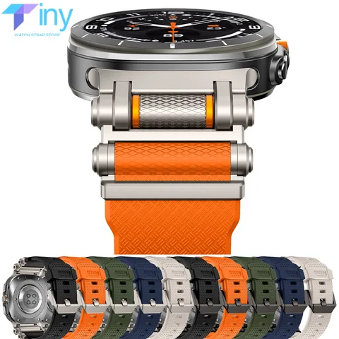 Силиконовый ремешок для Samsung Galaxy Watch 8 Ultra 47 мм CAOWTAN