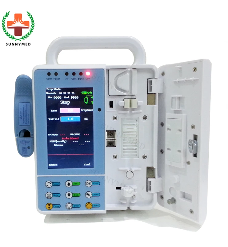 

SY-G076-1 Quick delivery! portable iv infusion pump price with drip sensor