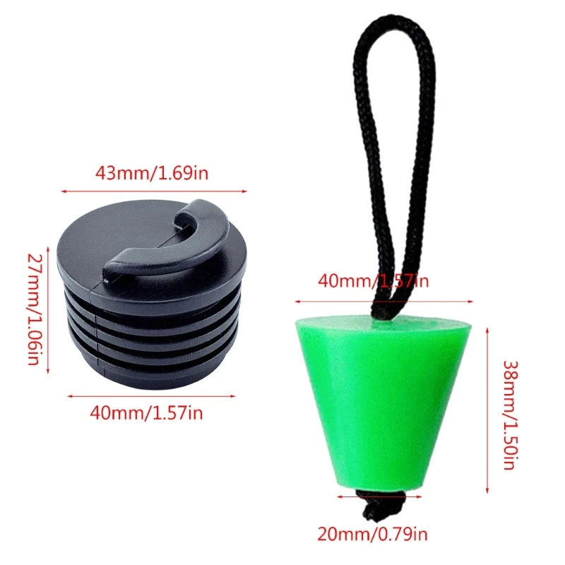 8 шт. пробка для сливных отверстий каяка с ремешком легко устанавливается