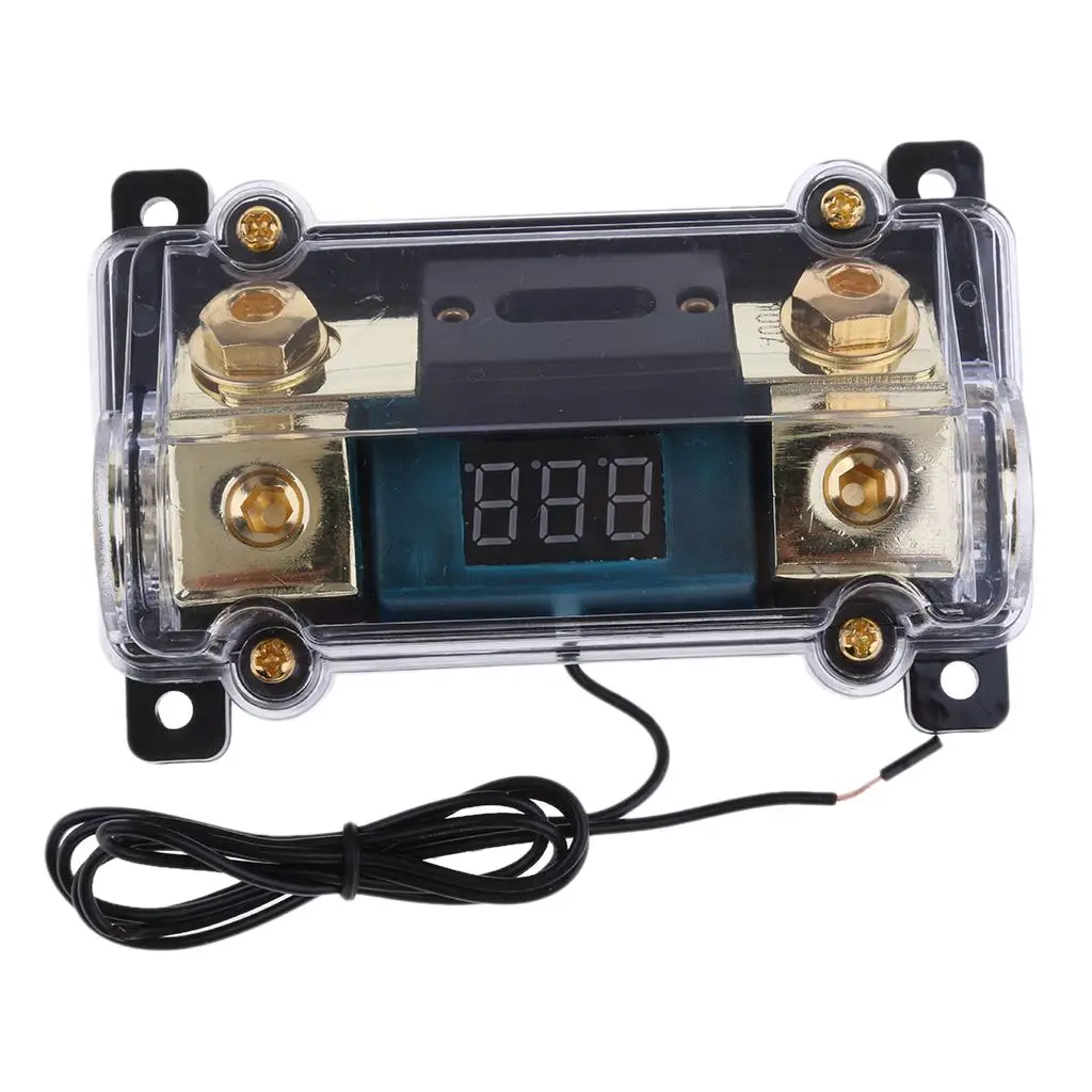 

1Pc 100A Car Audio Digital Blocks Distribution Holder Gold Plate