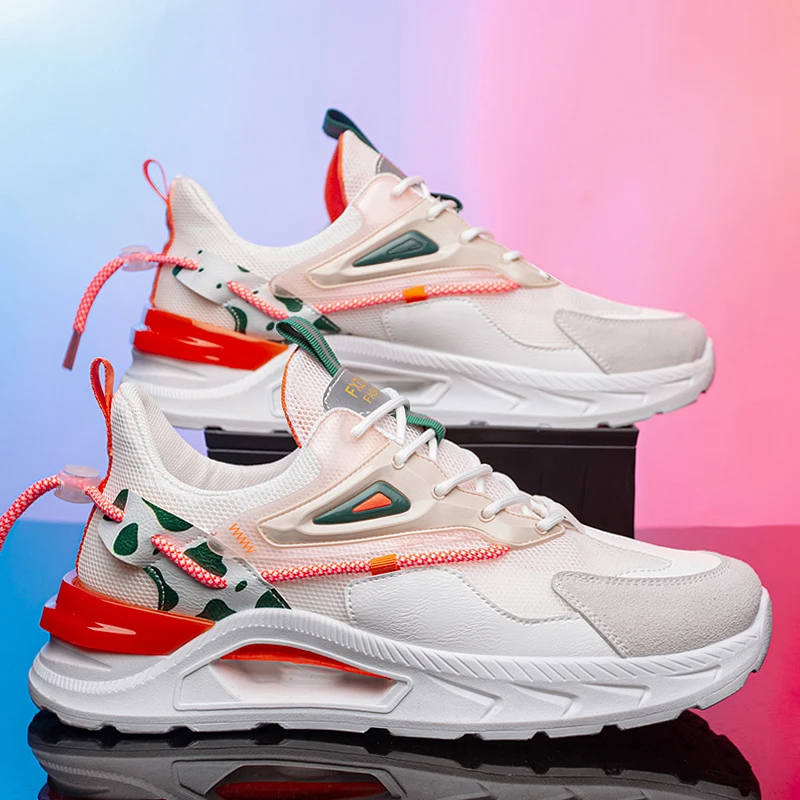 

2022 New Fashion Casual Sneakers Breathable Dad Shoes Comfortable Soft Wear Resistant Non-Slip Grip Sneakers Size 39-44