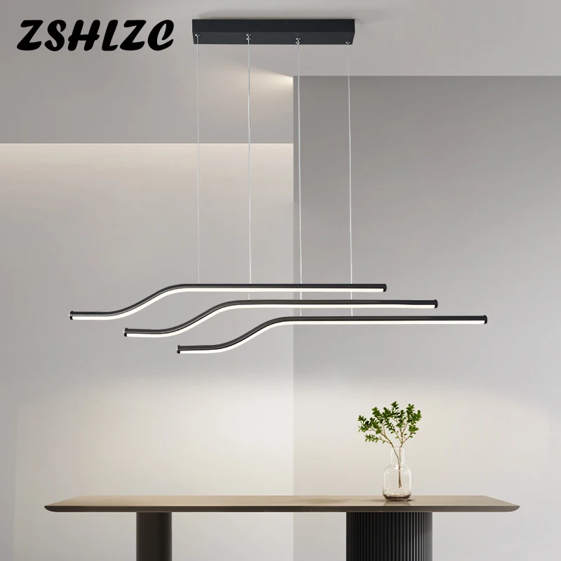 

Modern LED Chandelier For Living Room Dining Room Kitchen Bar Shop Dimmable RC Hanging Chandeliers Fixtures AC 90-260V Free Mail