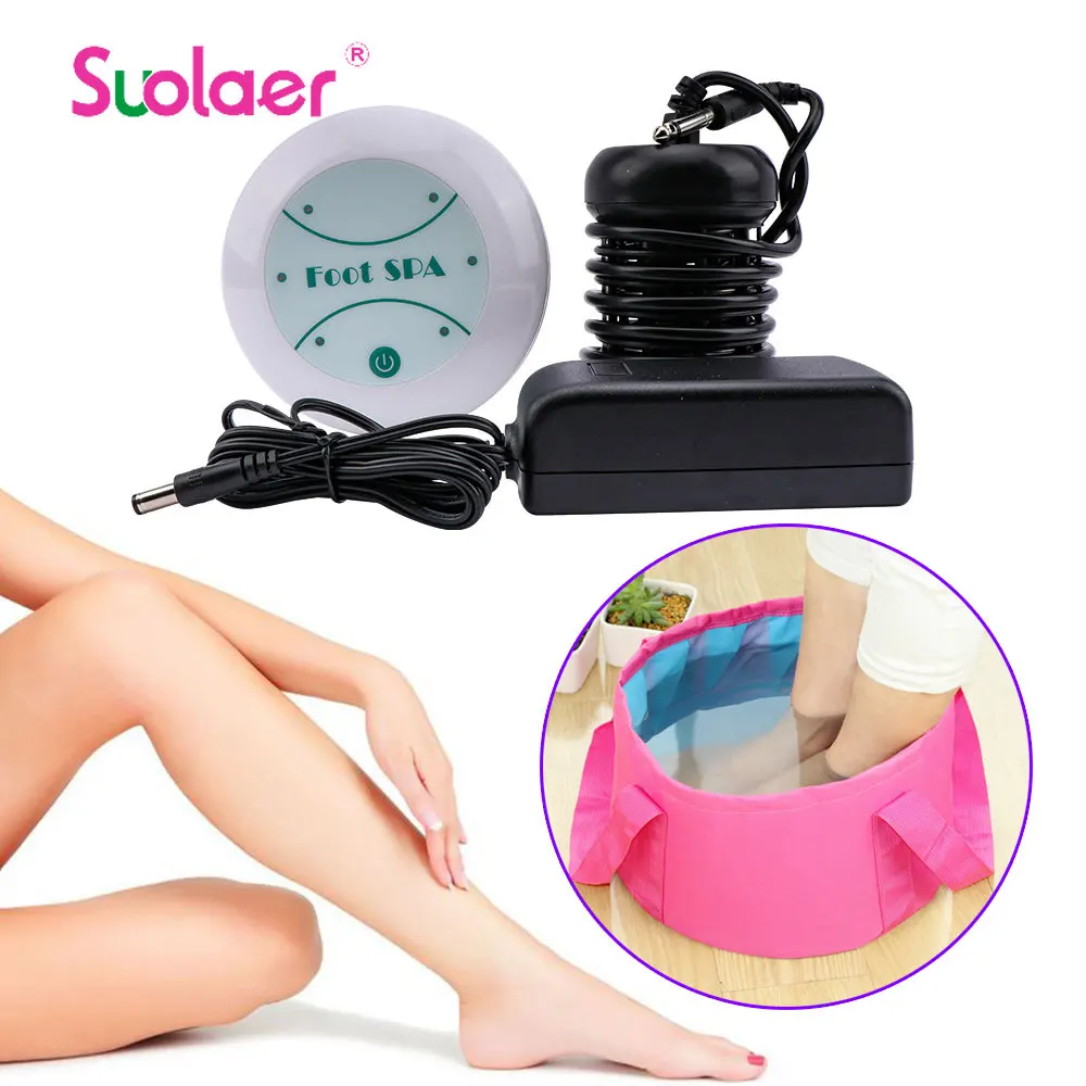 Hot Detox Foot Massage Machine Foot Spa with basin Ion Cleanse Foot Massage Ionic Aqua Cell Spa Machine Detox Foot Bath Aqua Spa