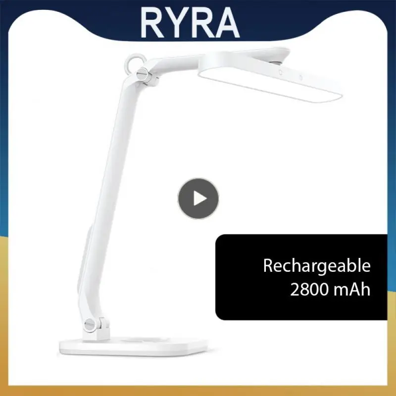 

Rechargeable folding table lamp students use learning eye protection intelligent USB lamp to remotely control LED dormitory bedr