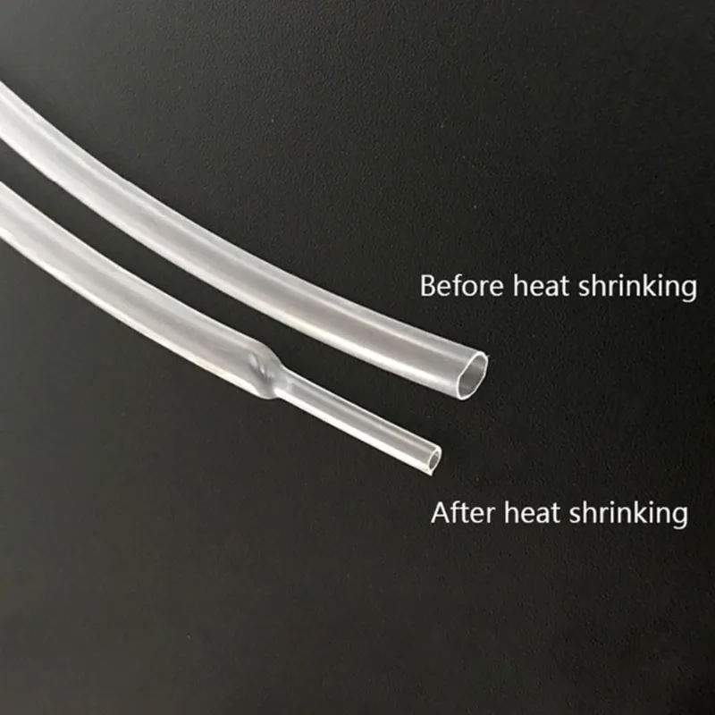 Прозрачная термоусадочная трубка 2:1 изолированная кабельная муфта диаметр 1 2 3 4 5