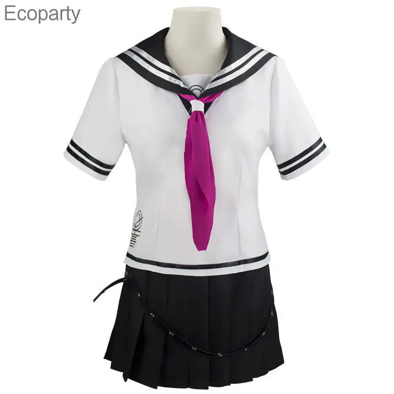 

2022 School Cosplay Halloween uniform skirt Danganronpa 2 Mioda Ibuki Cosplay shirt Mioda Ibuki fancy dress Role Cloth Set38