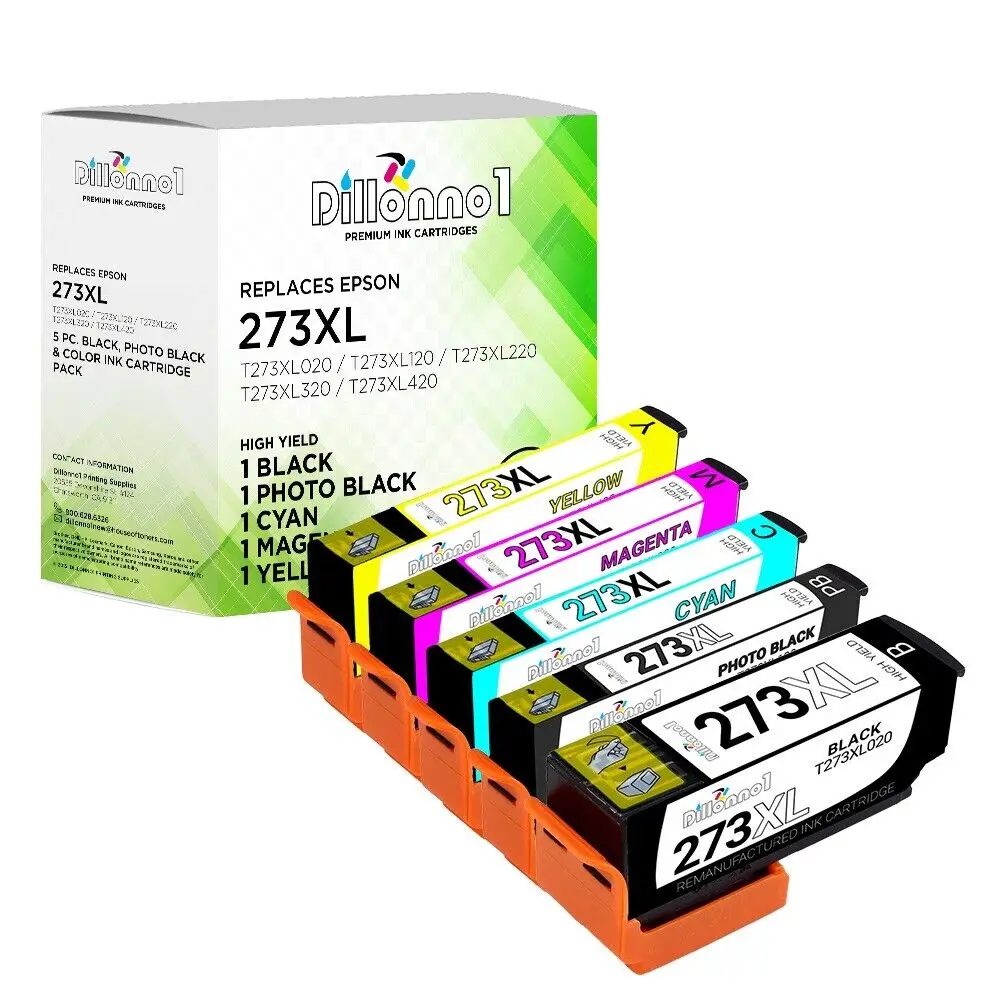 

273 XL 273XL Remanufactured Ink Cartridges for Epson Expression XP-620 XP-800