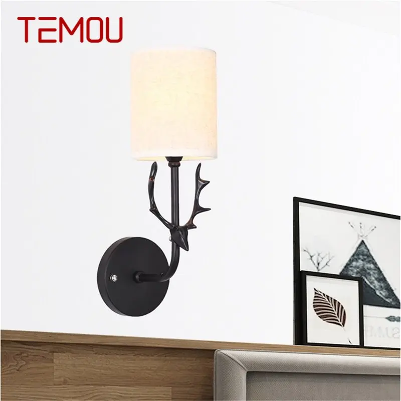

TEMOU Wall Lights Modern Creative Figure LED Sconces Lamps Indoor For Home Corridor