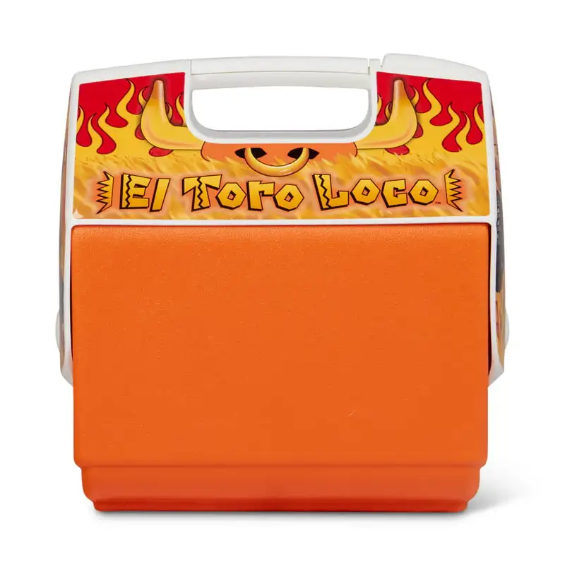 El Toro Loco Playmate Pal Cooler, Orange Metal chastiy cage 
