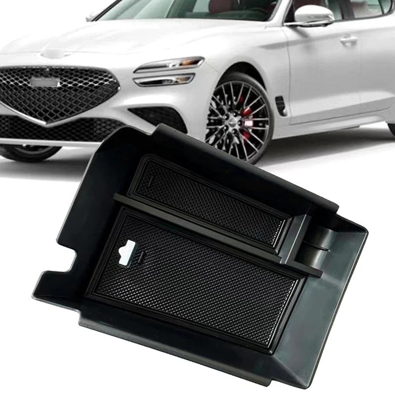 

For Korean Version Hyundai GENESIS G70 GV80 2021 2022 1pc Car Center Console Organizer Container Car Armrest Storage Box Parts