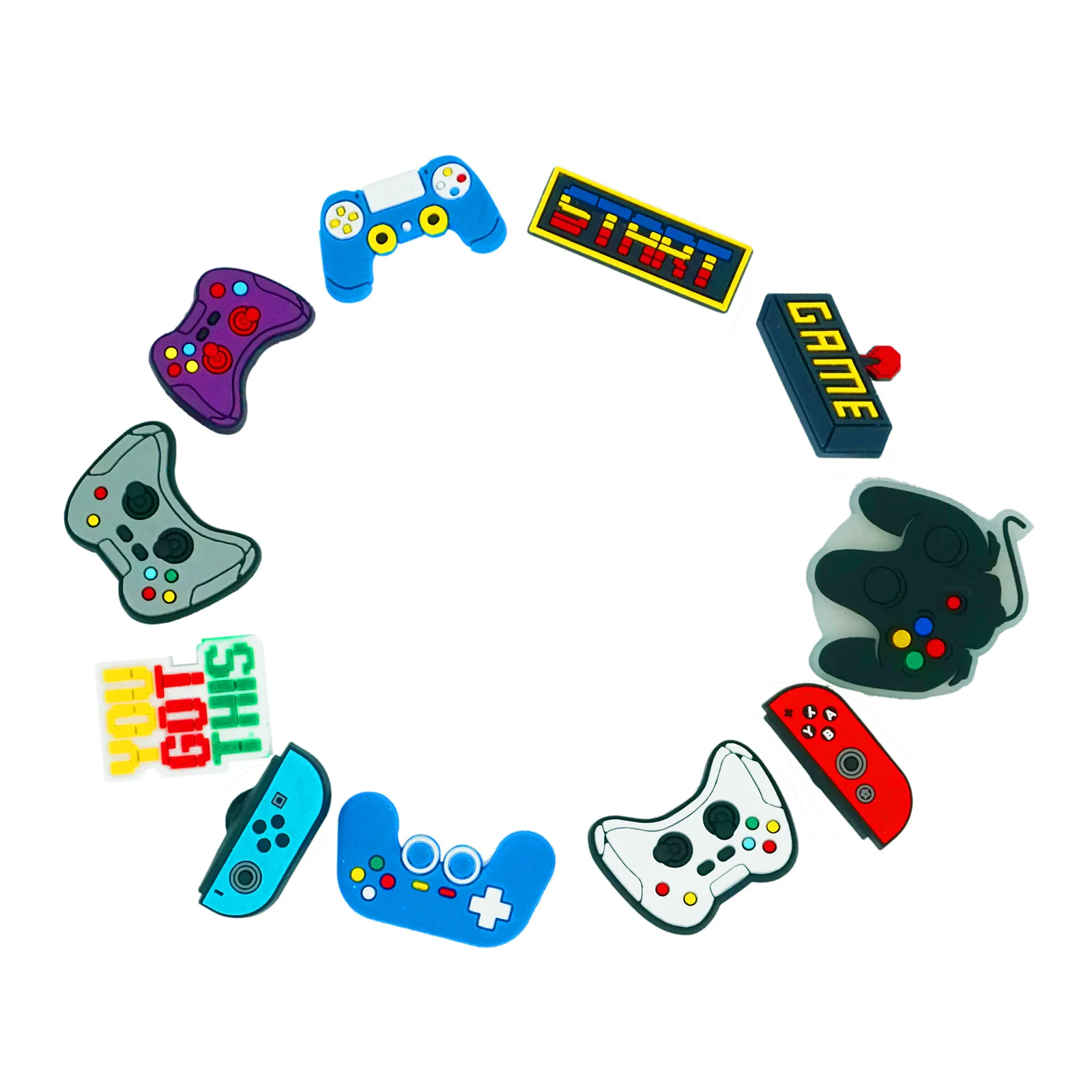 1 шт. обувные шармы для игр геймпад начинающих игры NS застежки обуви с орнаментом