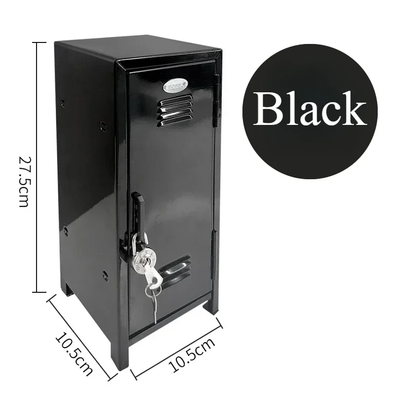 

Железный мини-шкаф с замком