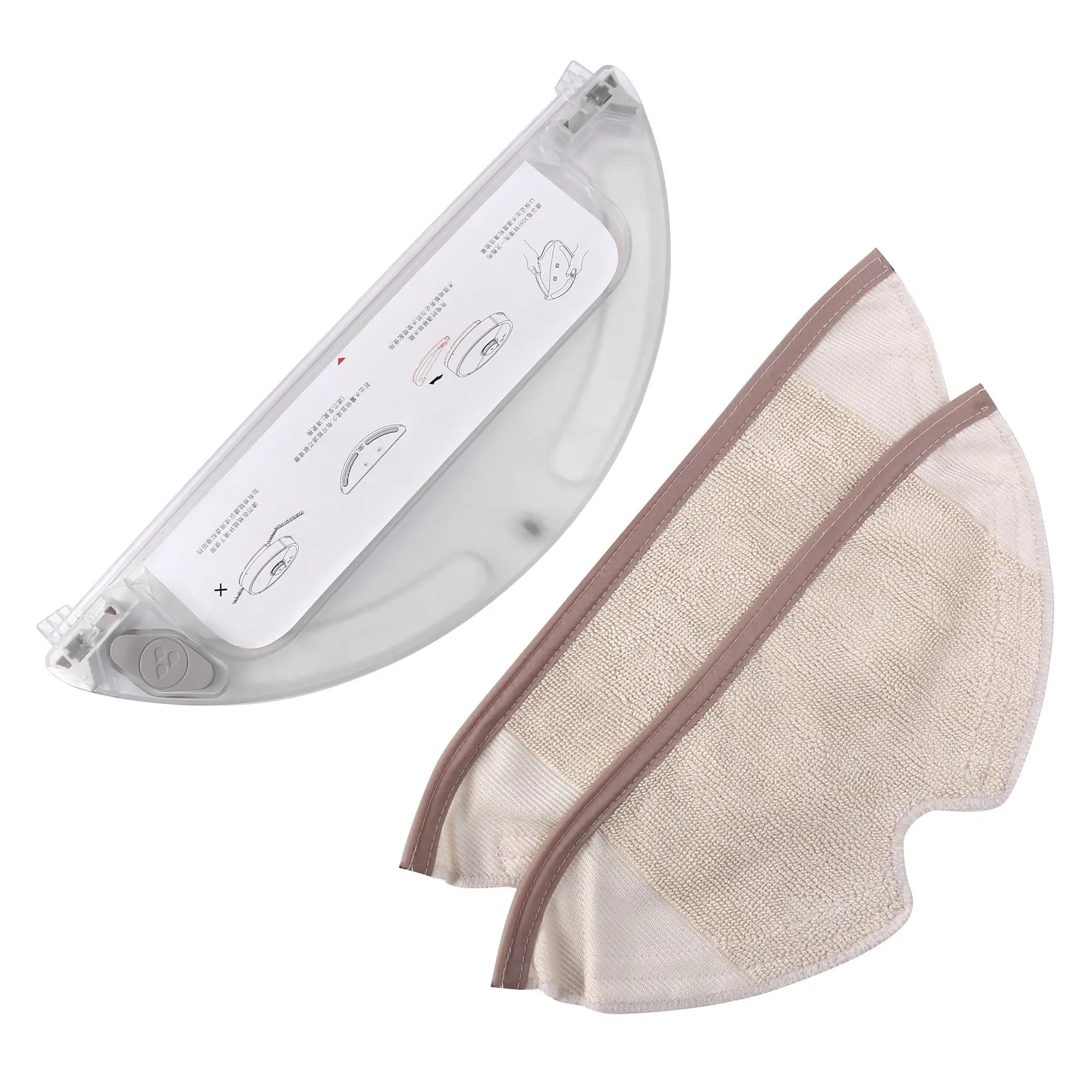 

Набор деталей для пылесоса Xiaomi Roborock S50 S51 S52, швабра с 2 салфетками для сухой воды + 1 фильтр для резервуара для воды