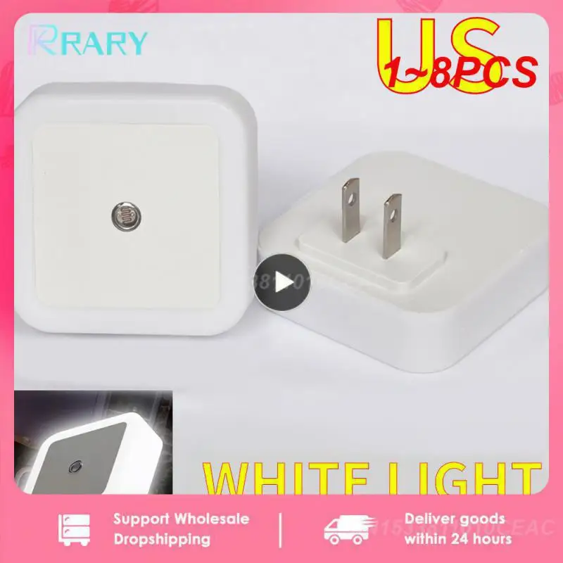 

1~8PCS Motion Sensor Night Light Wireless USB Rechargeable Cabinet Lamp Kitchen Bedroom Automatic Lighting Emergency Lights