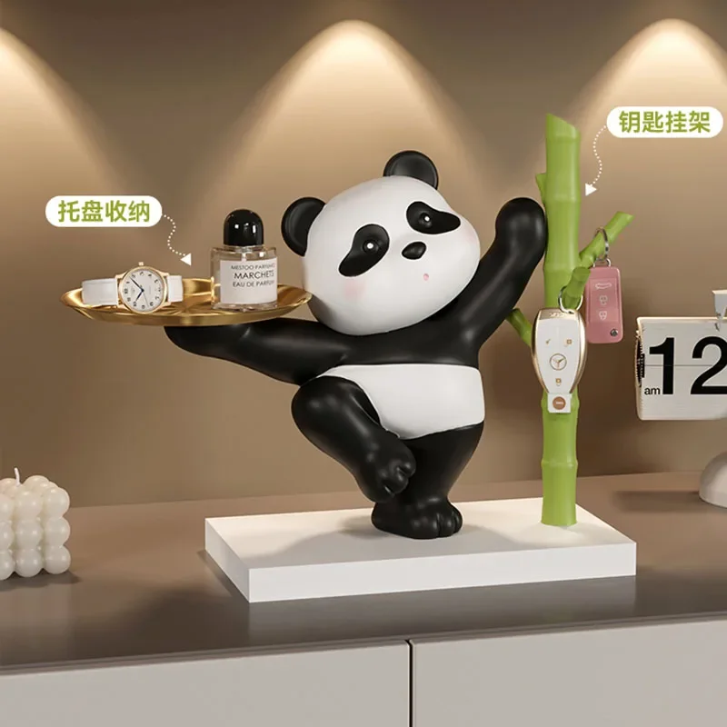 Серьги-подставки в виде панды для гостиной и ванной