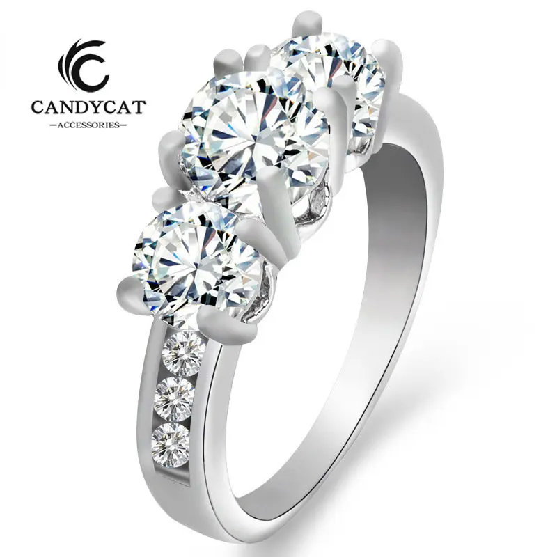 

Special Deals Fashion New Style Atmospheric Zircon Rings Rhinestones for Women Men Personality Shiny Lovers Diamond Ring Jewelry