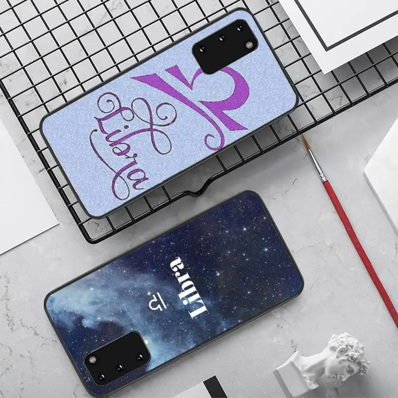 

Constellation Libra Phone Case for Samsung S20 lite S21 S10 S9 plus for Redmi Note8 9pro for Huawei Y6 cover