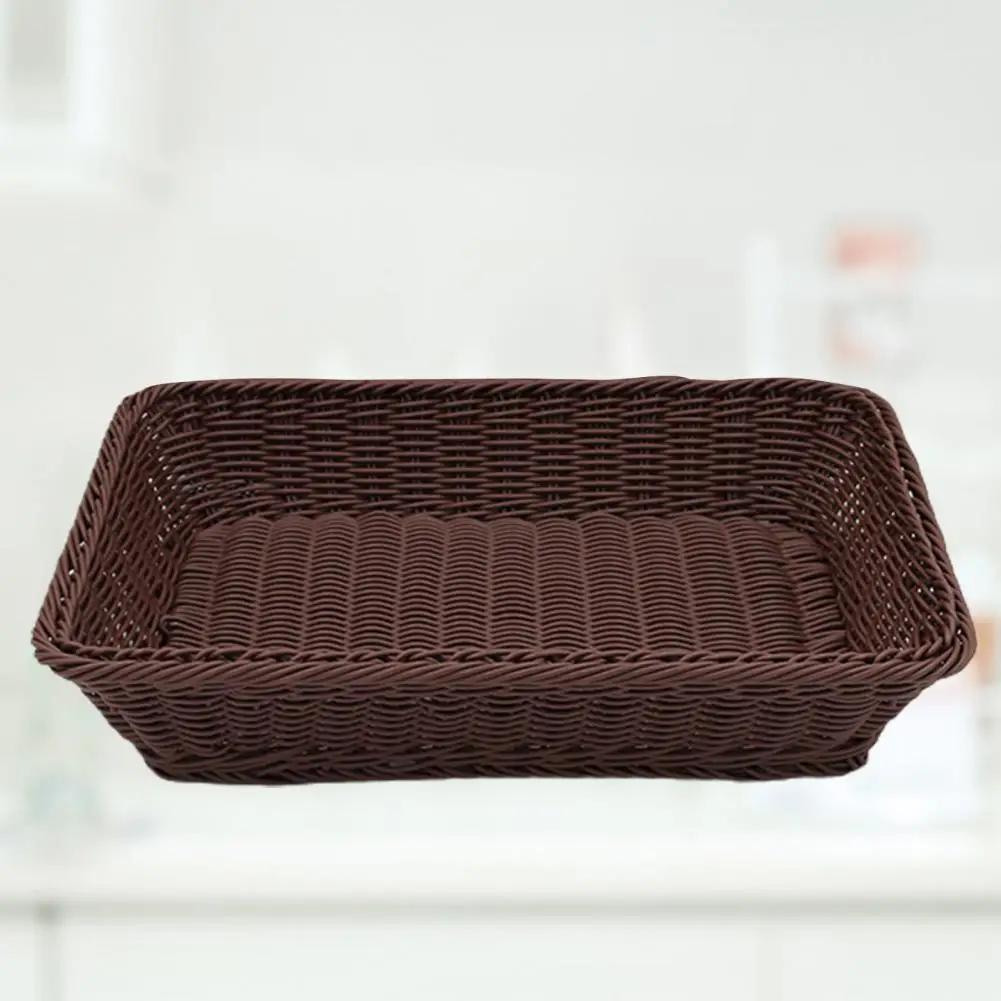 

Pragmatic Storage Basket Creative Eco-friendly Rattan Box Rattan Woven Storage Organizer for Supermarket Storage Basket
