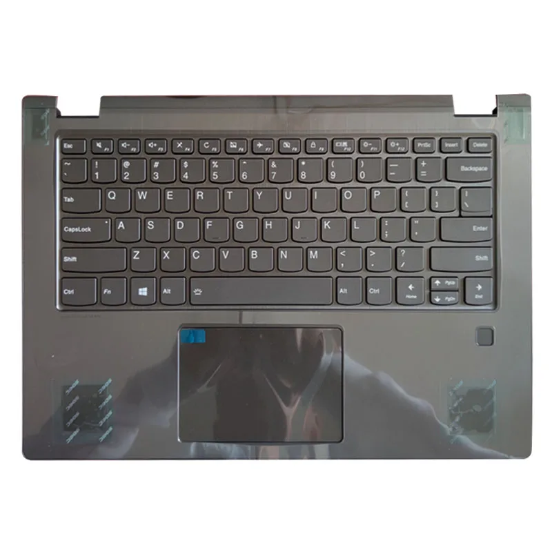 

New Palmrest Upper Case with US Keyboard backlight For Lenovo YOGA 530-14 530-14IKB 530-14ARR Black Silver Blue Fingerprint