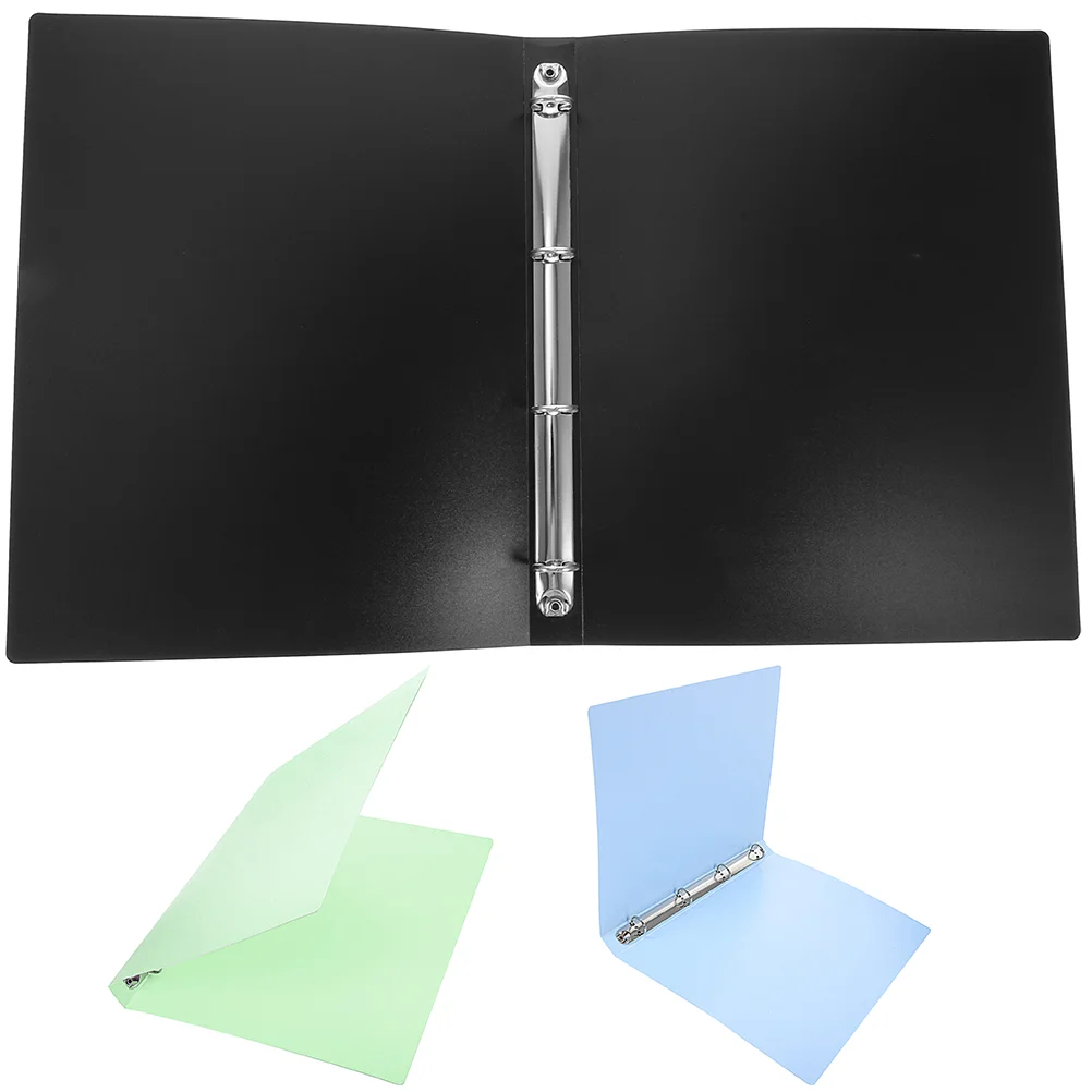 

3 Pcs Organizer Four Hole Folder Student Binder Clips Metal Wear-resistant Music Bookbinder