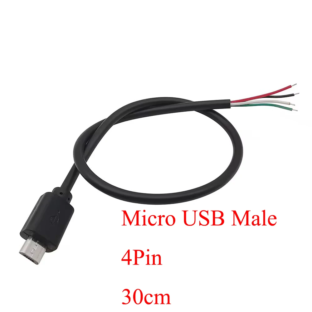 

ALLiSHOP Micro USB кабель разъем 2/4 контактов