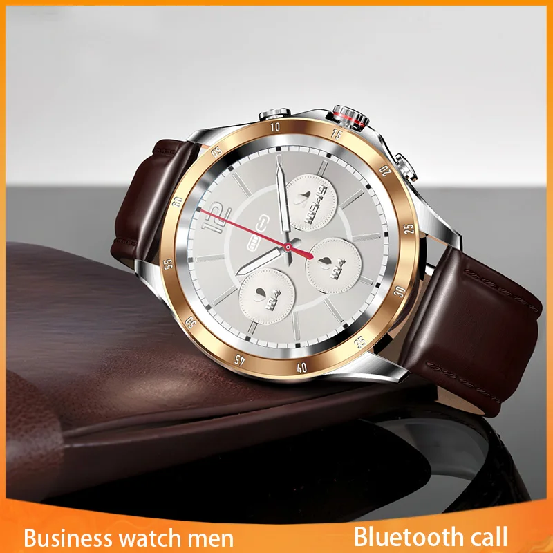 

2022 Xiaomi Mijia Men Smart Watch Heart Rate Blood Pressure Monitor Male Watch Luxury Sports Fitness Bluetooth Call Smartwatch