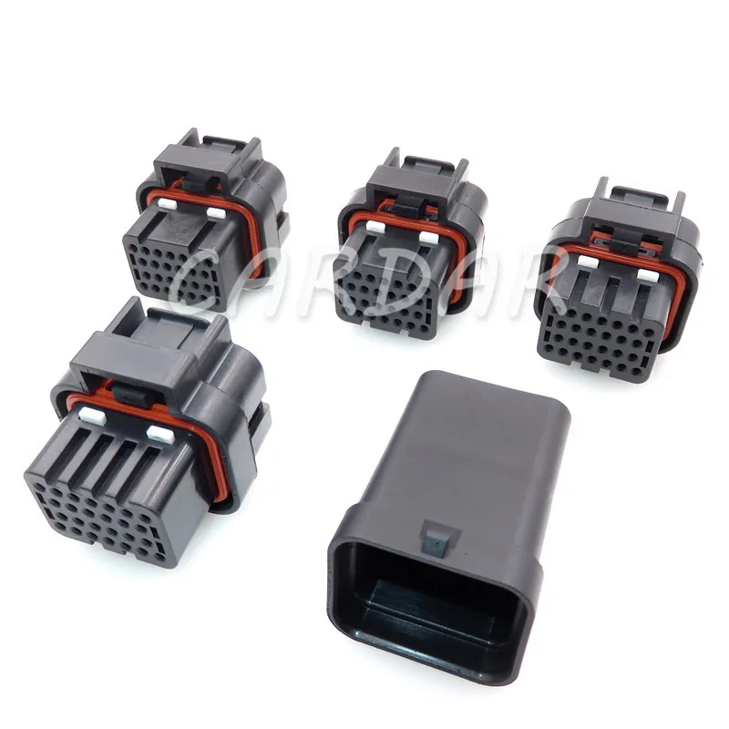 1 Set 26 Pin 1473416-1 1473416-2 3-1437290-7 3-1437290-8 Auto ECU Connector Car Computer Socket Waterproof Sealed Plug