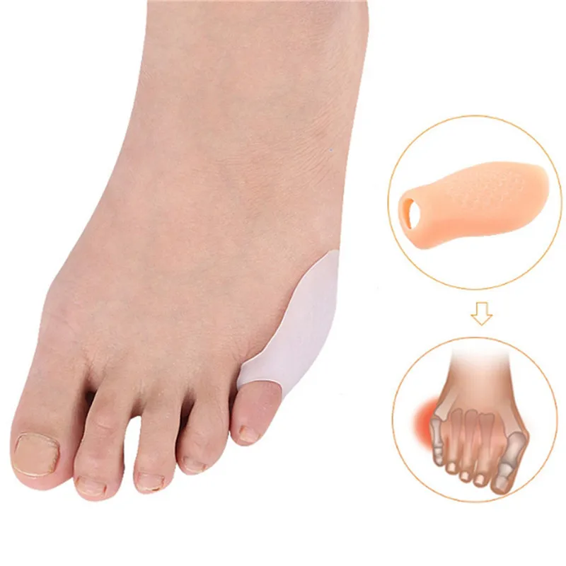 

1 Pair SEBS Material Small Toe Cover Varus Correction Overlap Correction Straightener Aligner Small Thumb Pedicure Tool