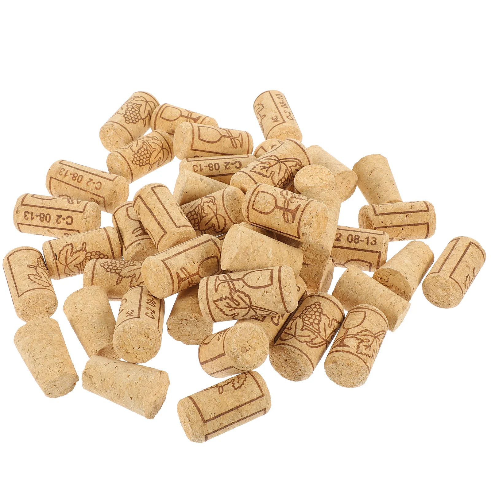 

60 Pcs Corks Birthday Decoration Girl Stoppers Bulk Screw Cap Bottle Wooden Plugs Bottles Crafts
