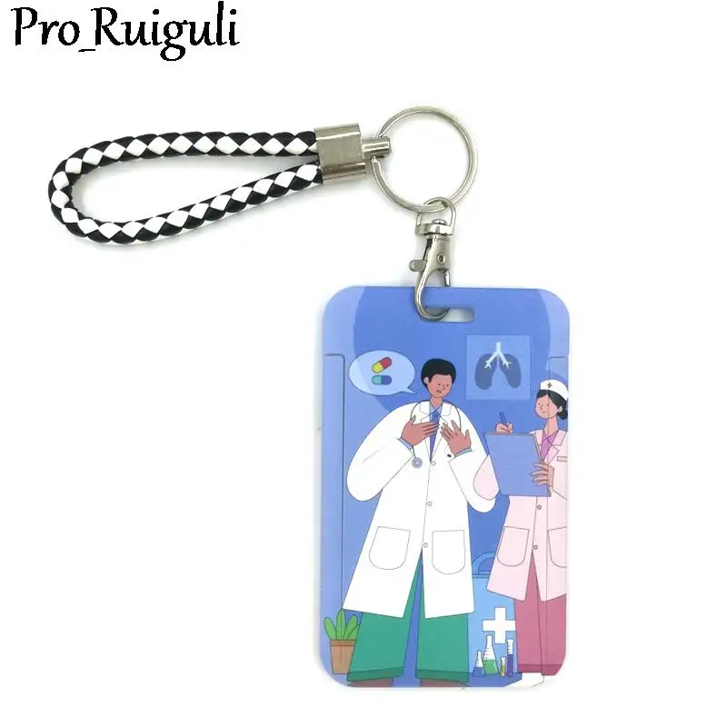 

Doctor Nurse Dogs Key lanyard Car KeyChain ID Card Pass Gym Mobile Phone Badge Kids Key Ring Holder Jewelry Decorations
