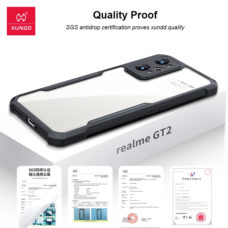 xundd case for realme gt neo2 case shockproof transparent bumper phone cover for realme gt 2 master edition cover funda coque free global shipping