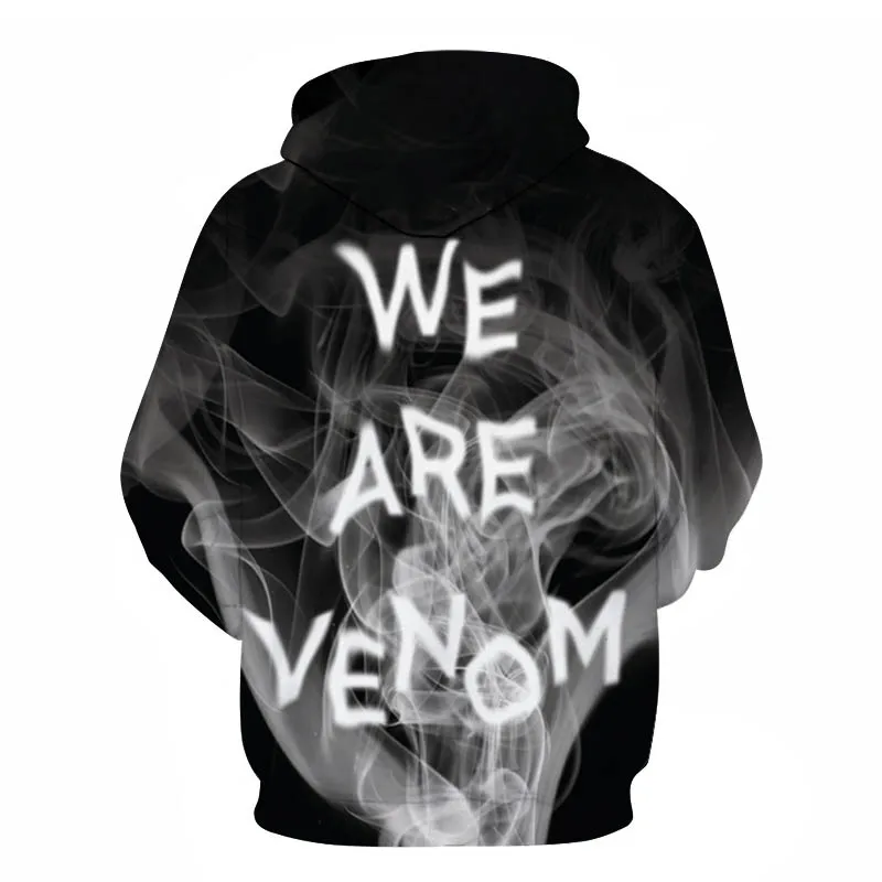 2021 Hot Sale Hoodie Movie Venom Hoodie Fashion Casual Hoodie Street Hoodie Pullover European Size XXS-6XL