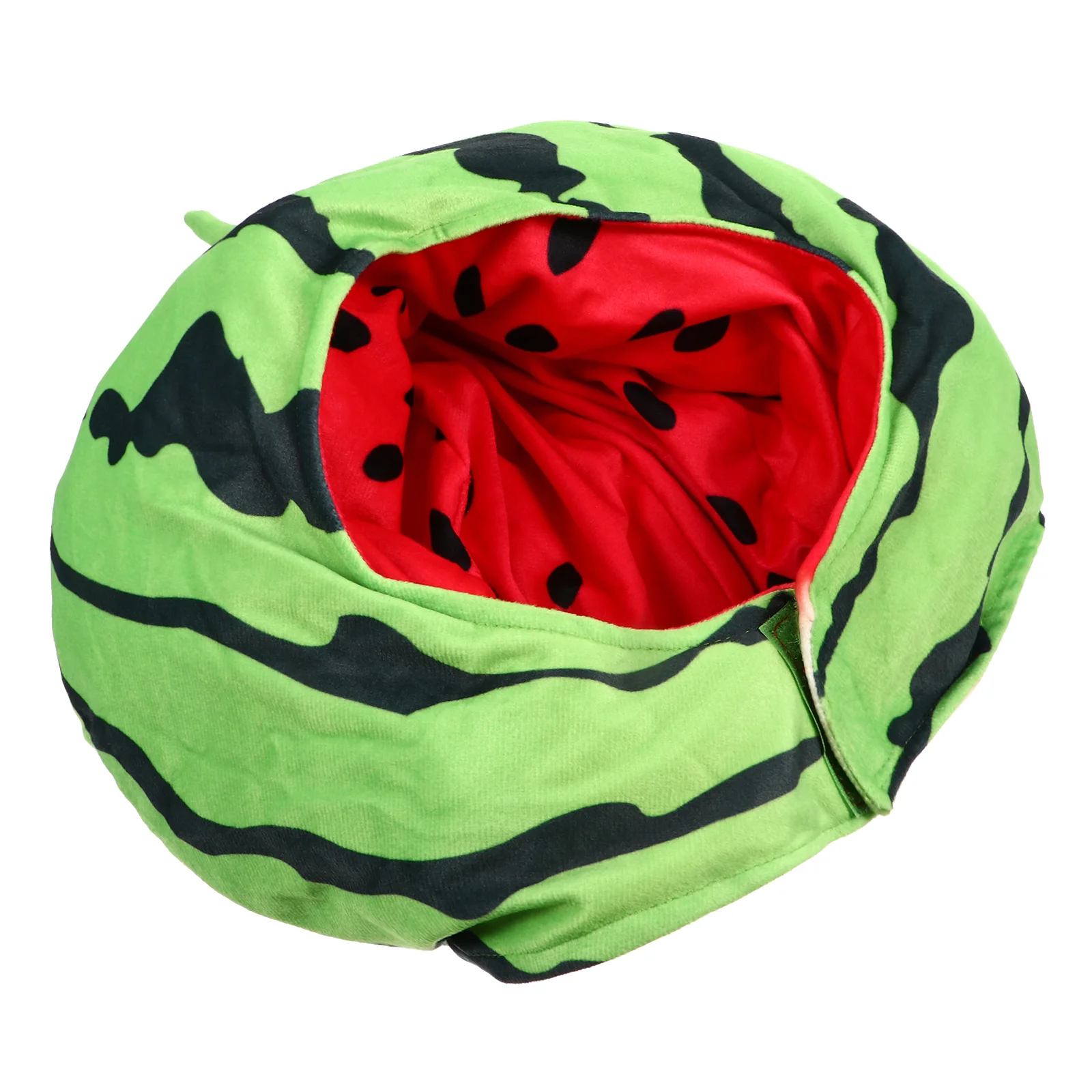 

Plush Funny Party Hat Cap Headwear Watermelon Shape Winter Ski Hat Funny Novelty Hat Halloween Costumes For Adults Party Dress