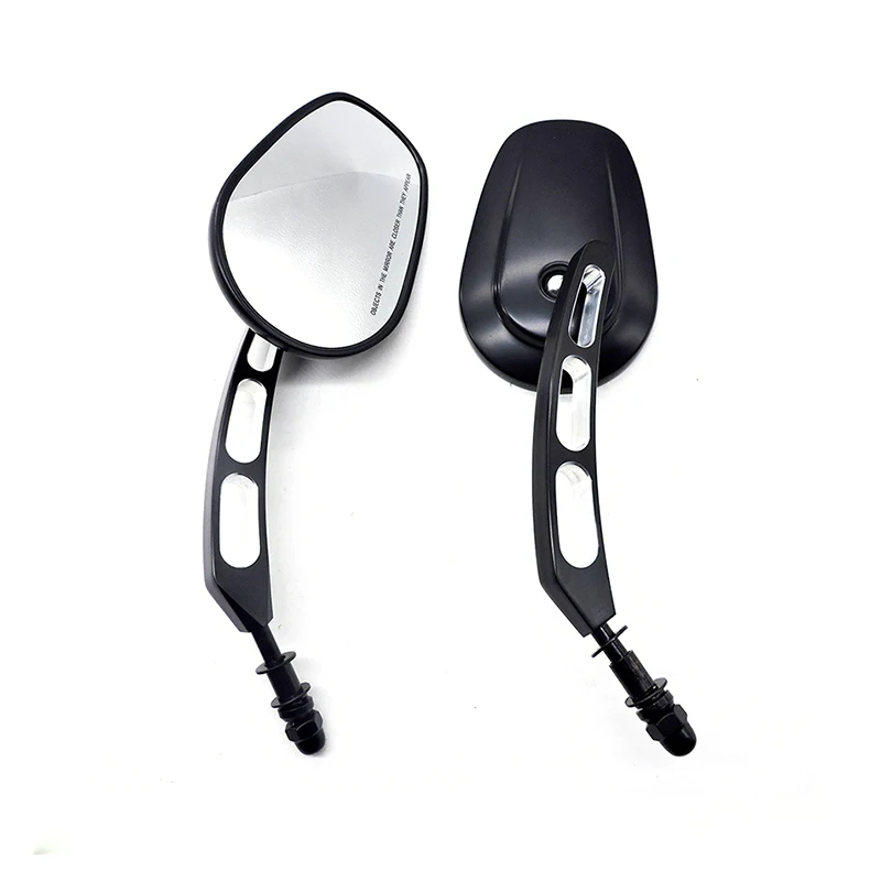 

Для Harley Davidson Softail RH975 Touring Sportster Road Glide Fatboy Dyna мотоциклетное боковое зеркало из алюминиевого сплава, черный хром