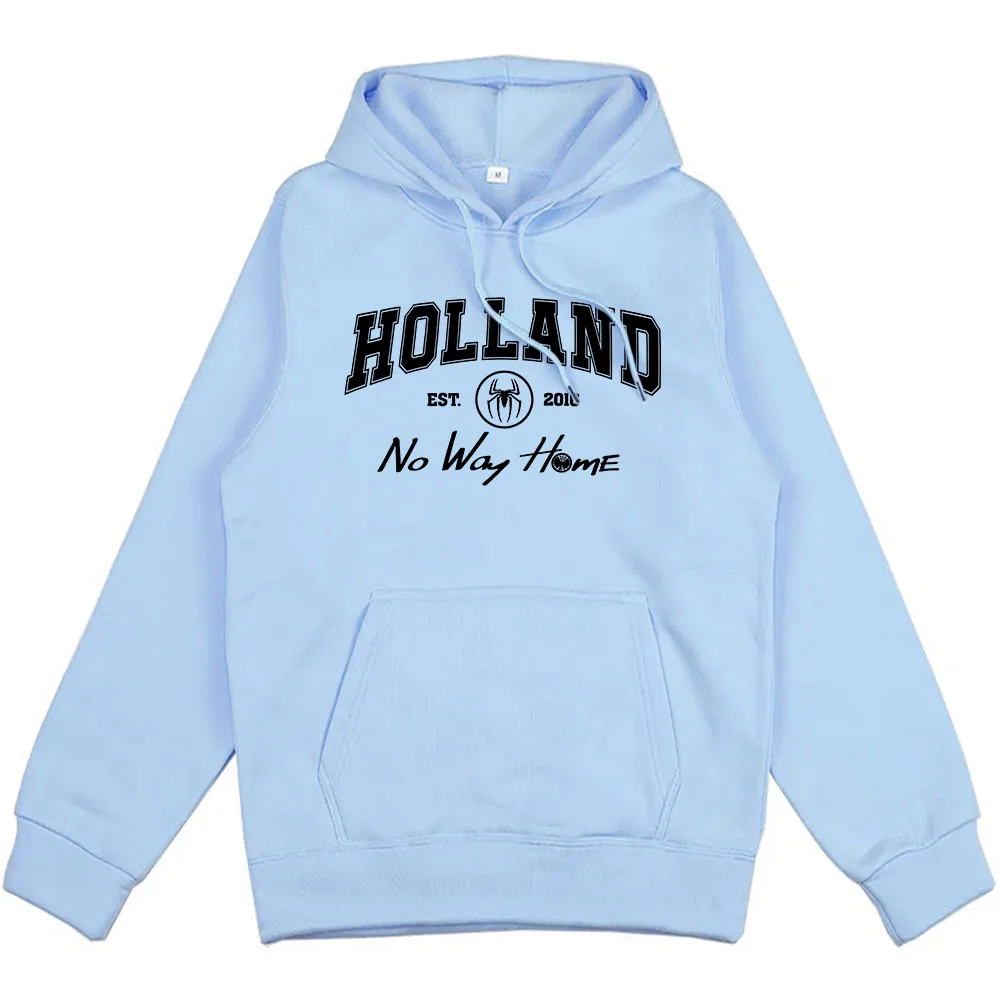 Мужская зимняя толстовка с капюшоном принтом и длинным рукавом