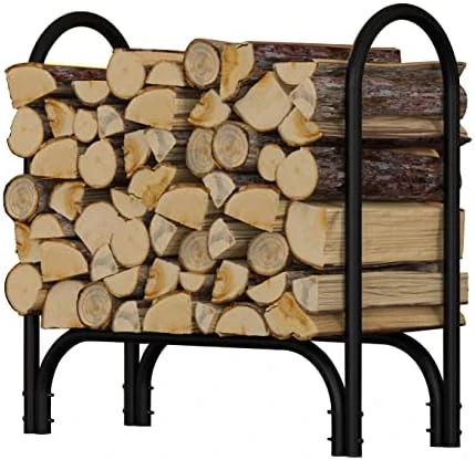 

Log Holder,Log Storage Holder,Storage ,Firewood Stacker for Fireplace Indoor Outdoor(Middle) Coffee makers Coffee accessories Co