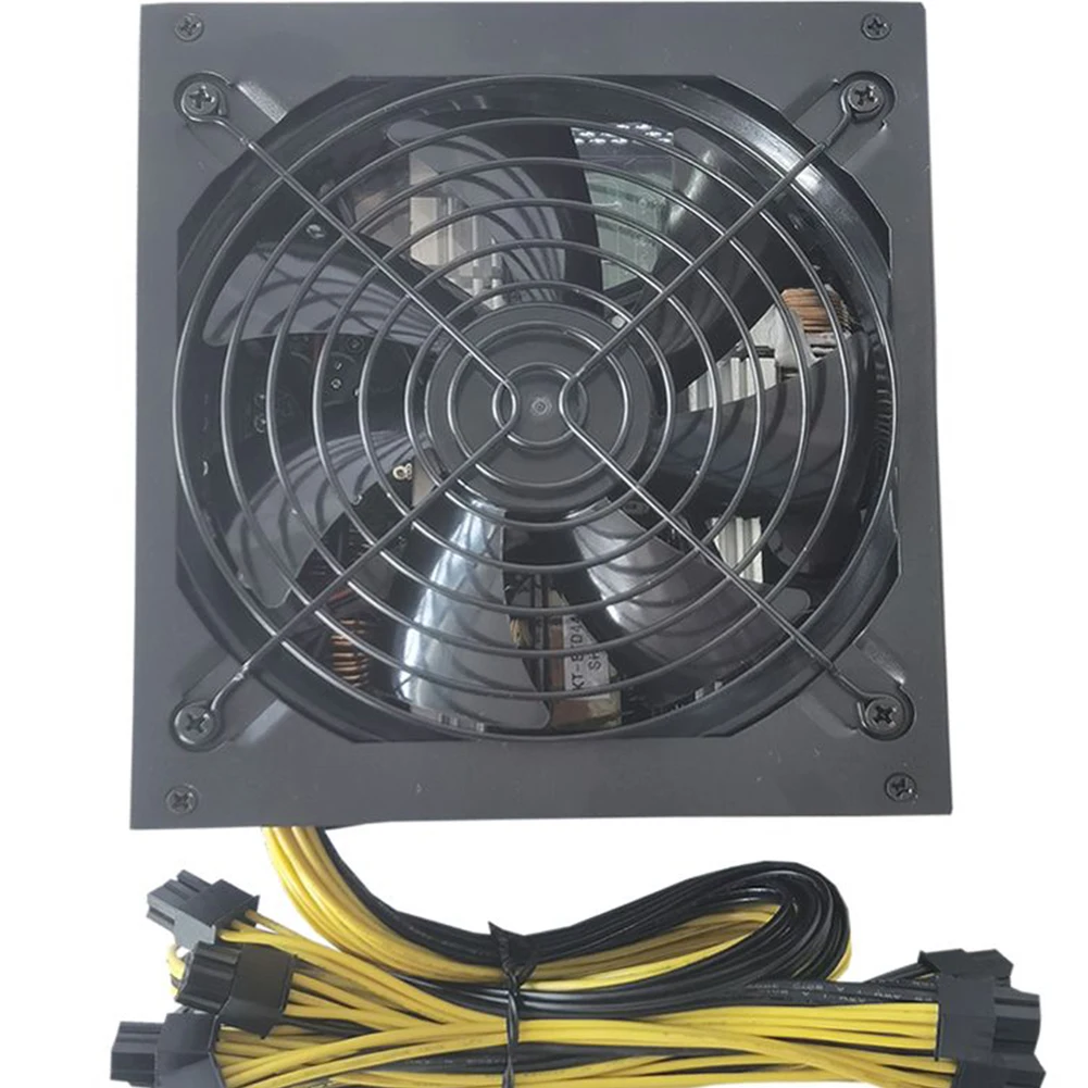 

1800W 2000W 2200W Mining Power Supply 180V-240V ETH Bitcoin Mining Power Supply Support 6 GPU Card For Mining Antminer Rig