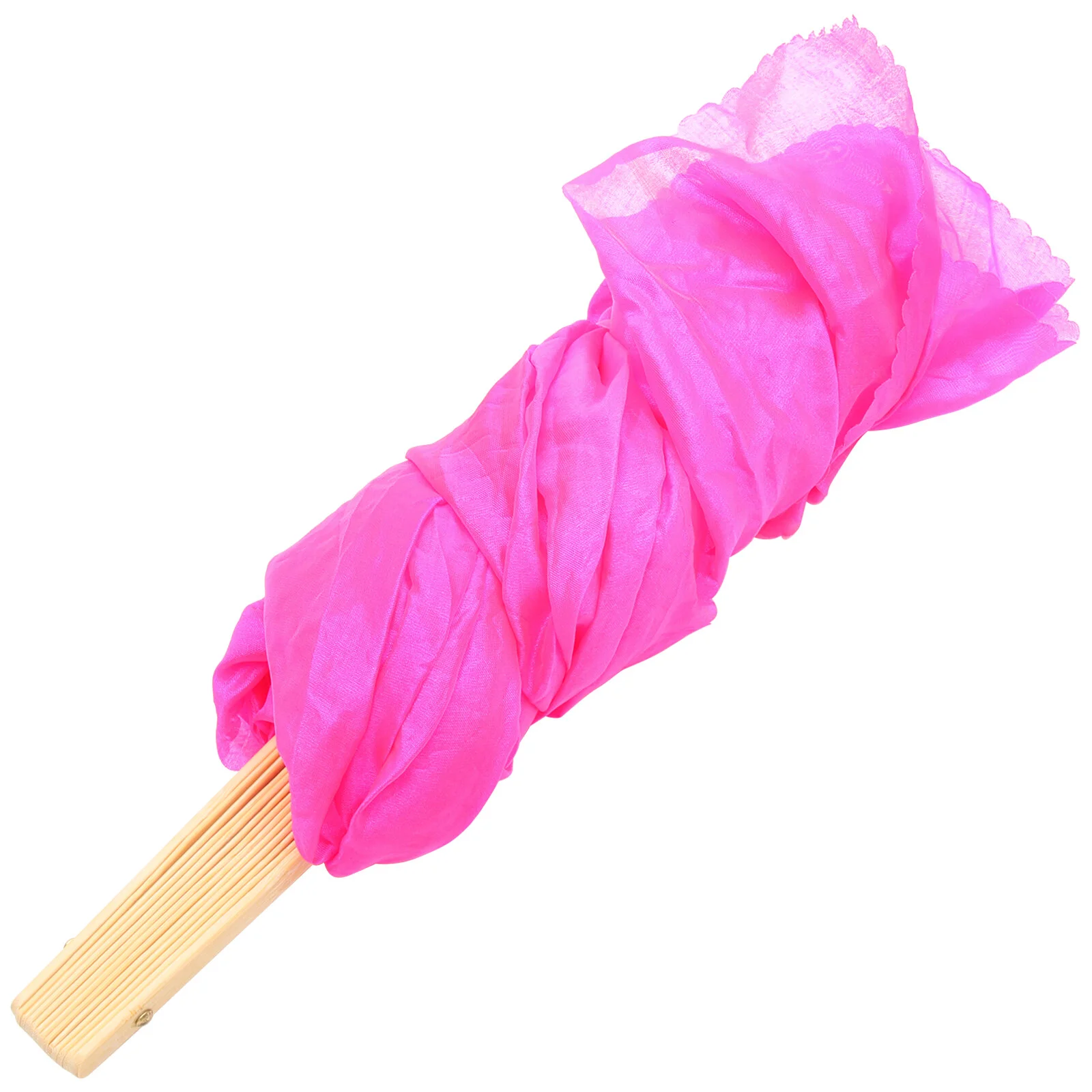 

Fan Dance Silk Belly Folding Fans Dancing Long Veil Veils Chinese Yangko Performance Square Scarf Decor Hand Women Flag Japanese