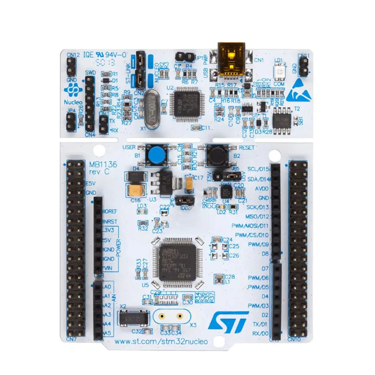 

NUCLEO-F072RB макетная плата STM32F072RBT6, оценочная плата