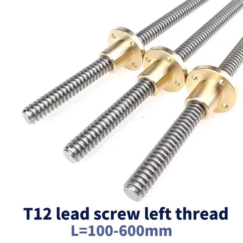 

Ходовой винт T12 левая резьба нержавеющая сталь