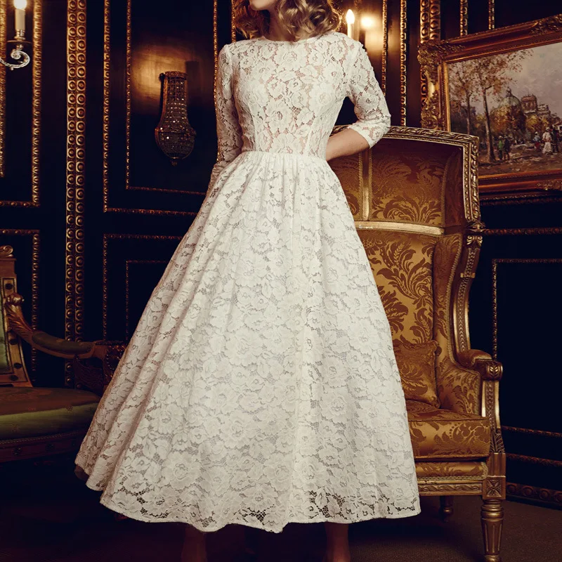 

2022 Autumn Winter New Dress Slim Fit Medium Sleeve Dress Color Medium Length
