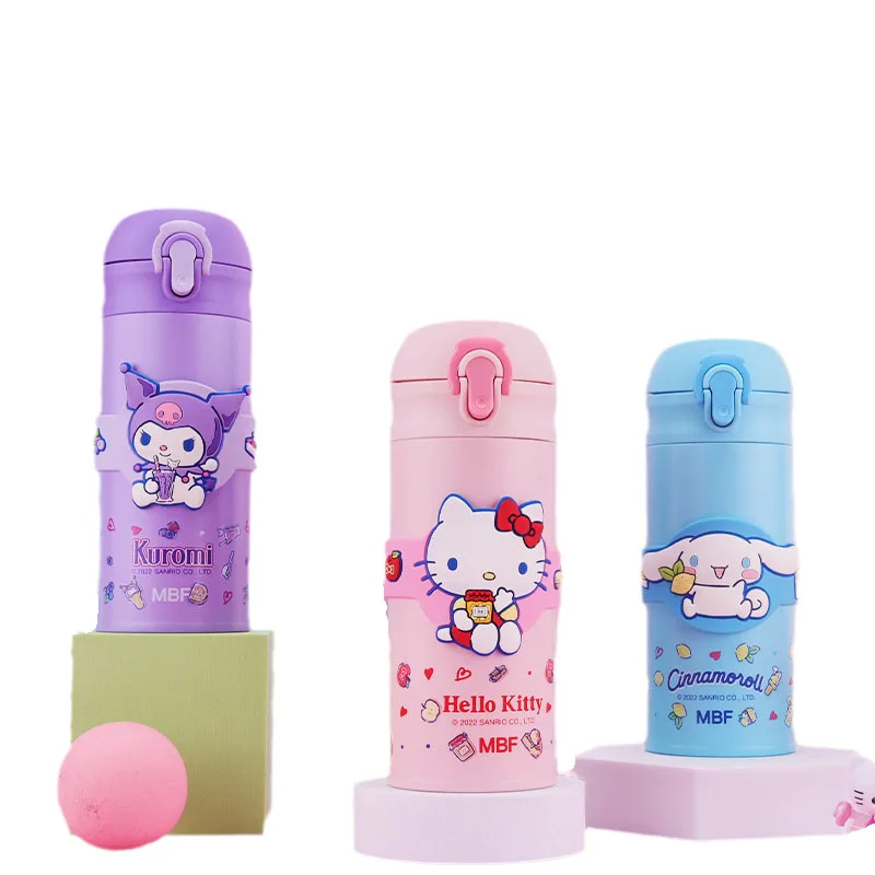 

Kawaii Sanrios Kuromi Cinnamoroll Hellokittys Cute Cartoon Anime Straight Drink Insulation 316 Stainless Steel Mini Water Cup