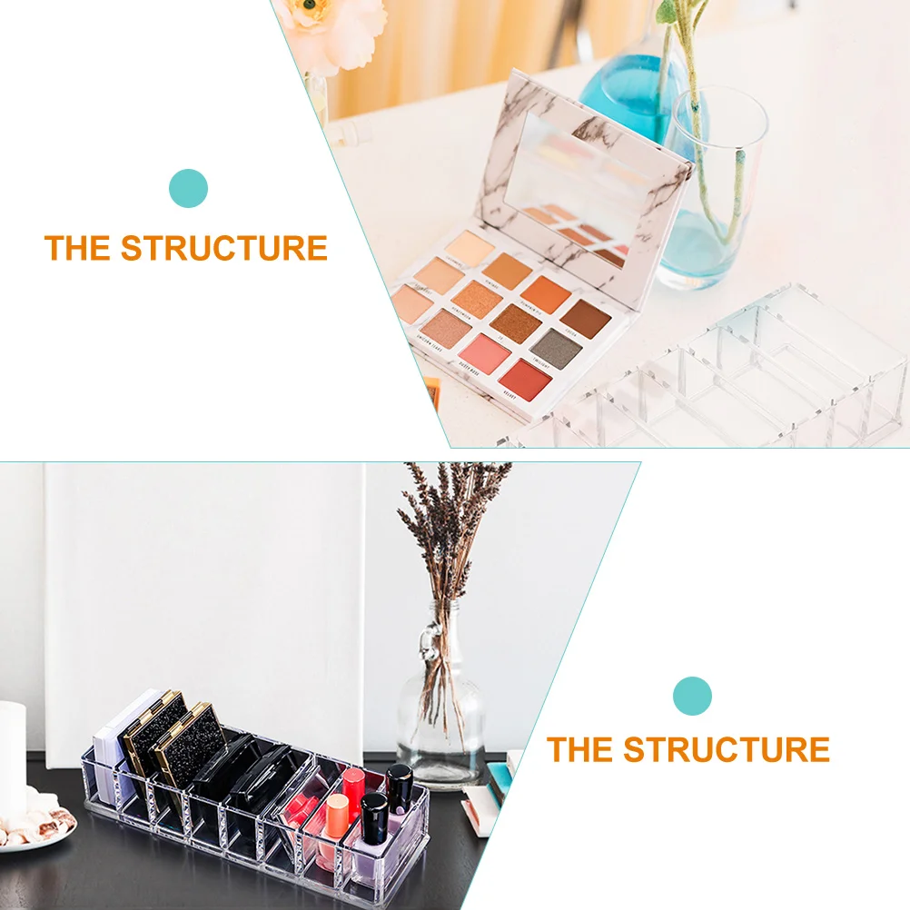Коробка для хранения косметического продукта органайзер поддонов макияжа