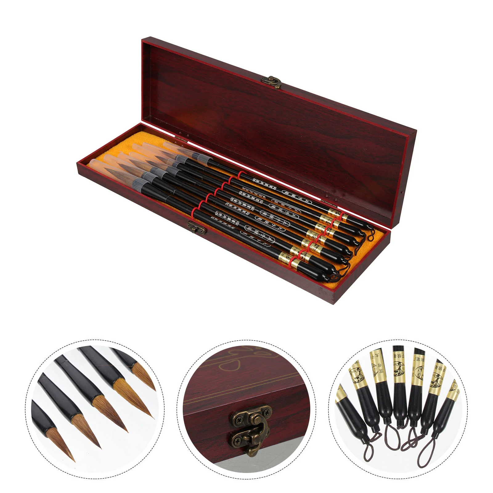 

Writing Brush Travel Accesories Watercolor Home Supplies Painting Wood School Professional Accessory Calligraphy