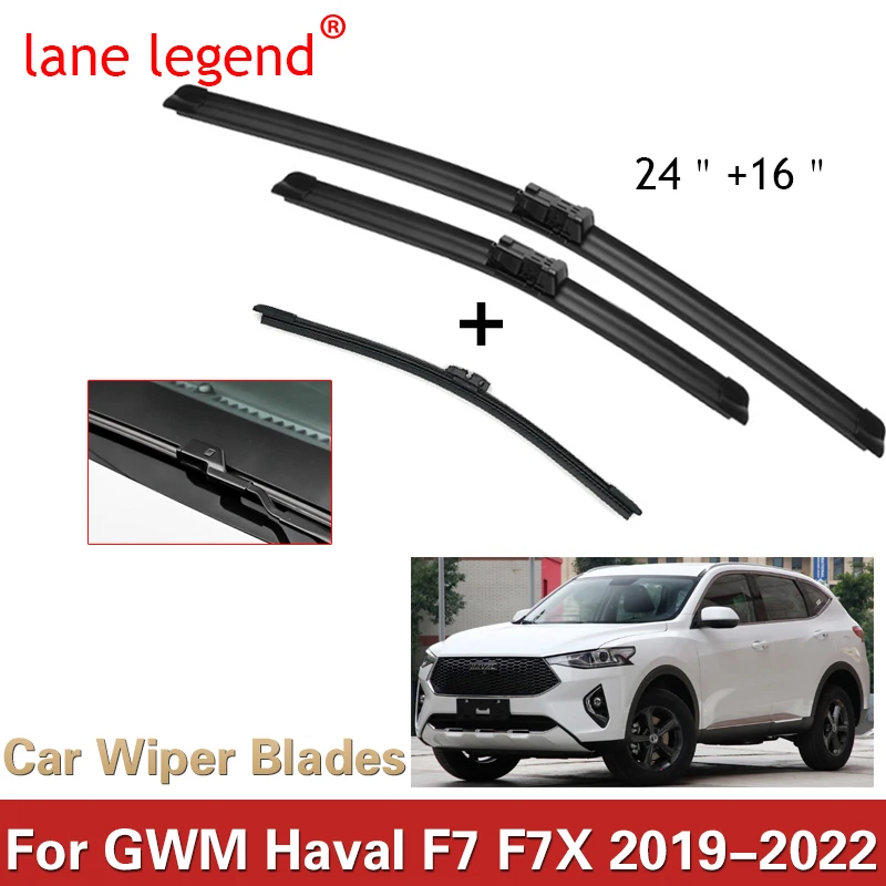 

Car Front Rear Windscreen Wiper Blades For GWM Haval F7 F7X 2019 2020 2021 2022 Car Accessories Wiper Blade Brushes Cutter