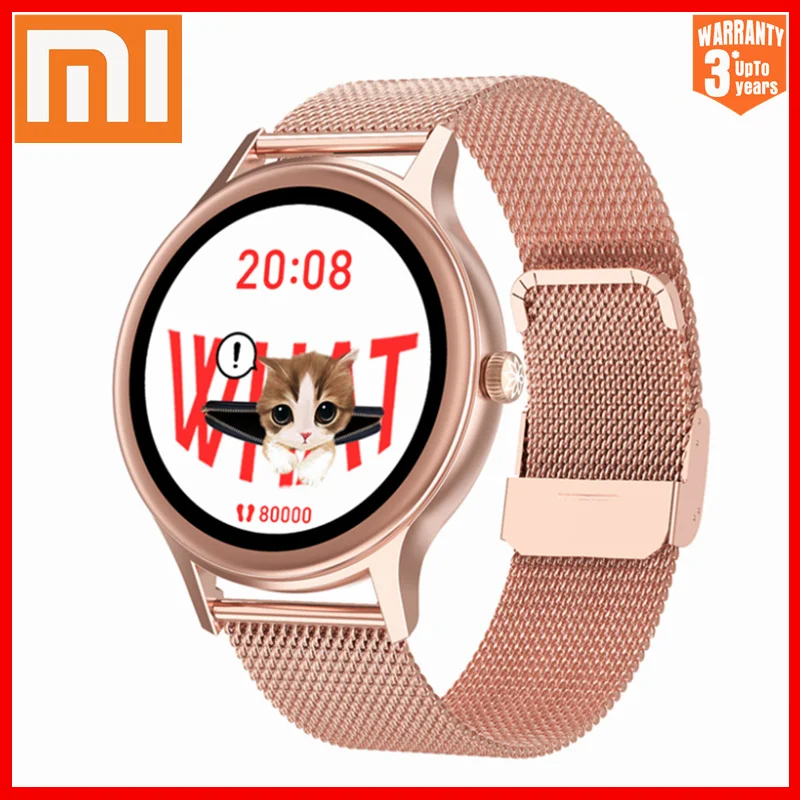 

Xiaomi fitness smartwatch health hr blood pressure heart rate monitor sport female smart watches for huawei samsung